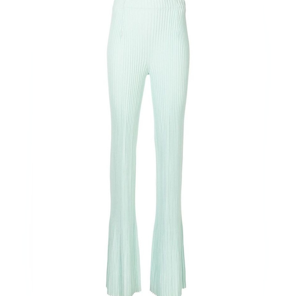 Iso Proenza Schouler ribbed flared knit pants